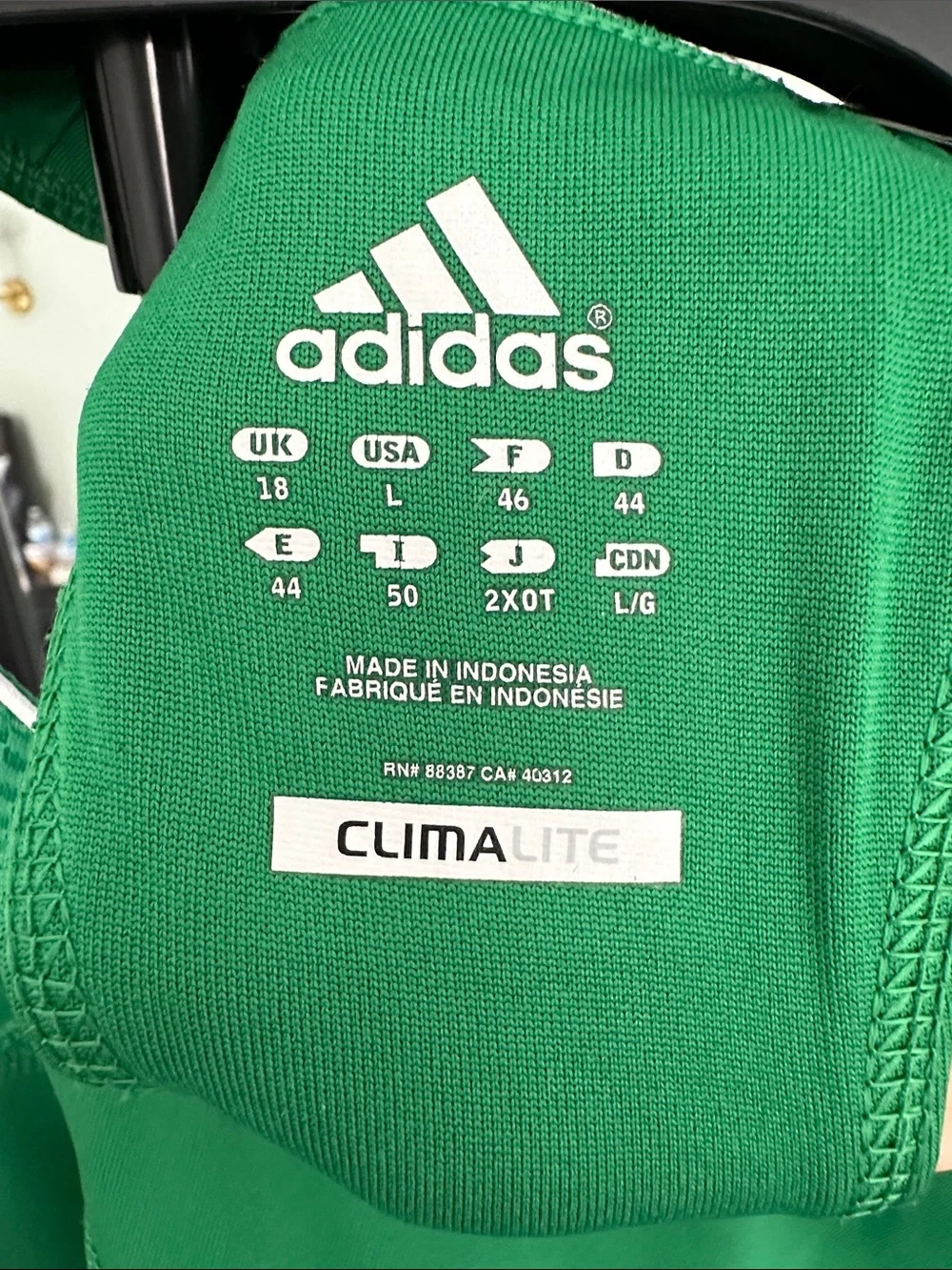 adidas Green Mesh-Panel Racerback Tank - Picture 2 of 6